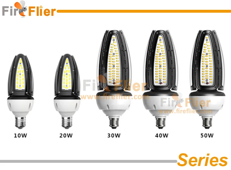 10 шт. опал уличный светодиодный светильник водонепроницаемый 50 Вт светодиодный кукурузный свет ip65 40 Вт садовый светильник e27 e40 30 Вт 20 Вт склад led замена 150 Вт галогенный