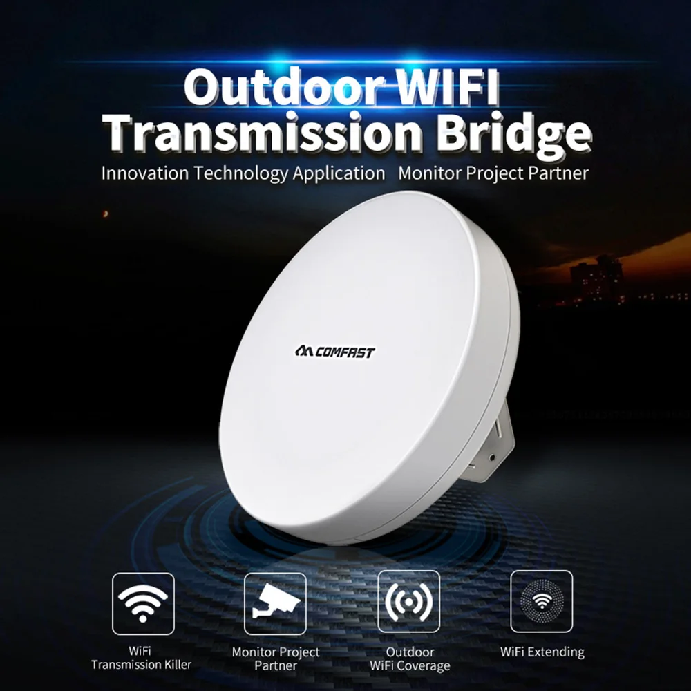 Новый беспроводной мост 2 4 и 5 8 Г wi fi маршрутизатор уличный Беспроводной