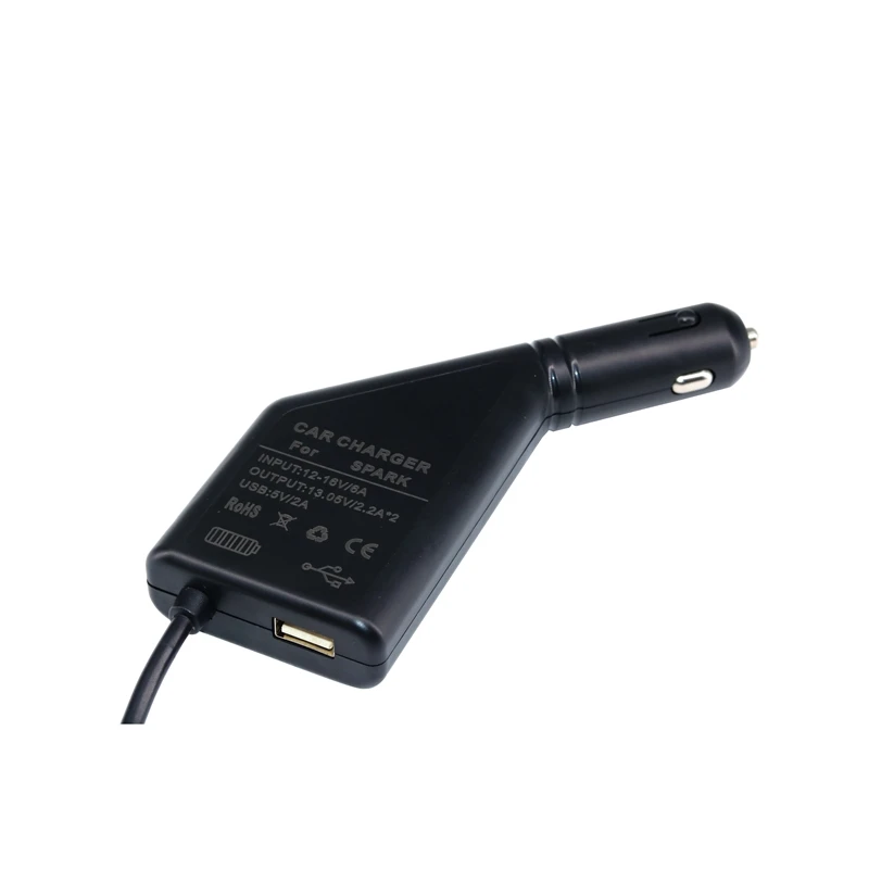  Car Charger with USB Charging Port Remote Control for DJI Spark Drone Battery Transport Outdoor Veh