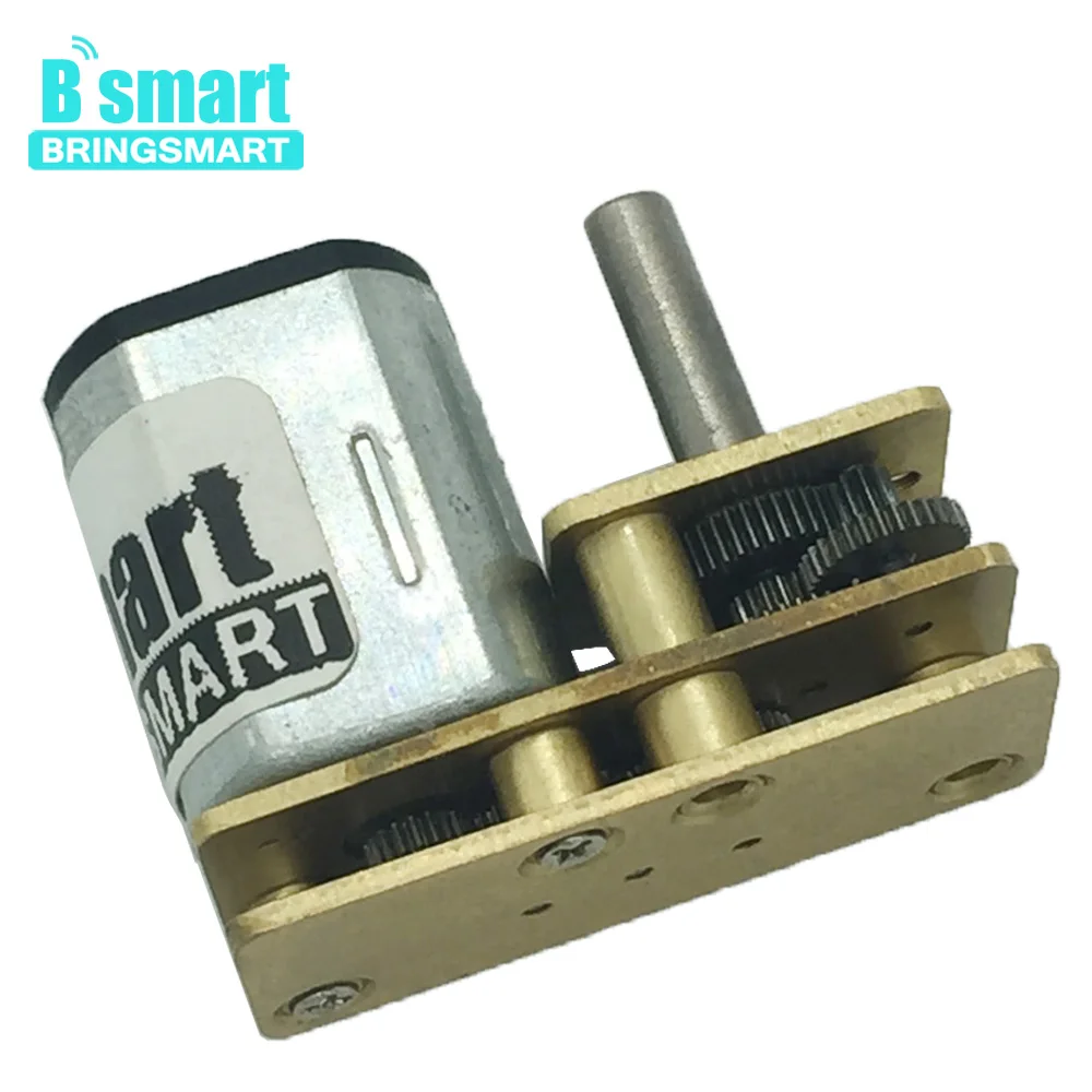 

Bringsmart Electric Motor 3V 6V 12V DC with Reversed Gear Motor Reducer DIY Mini Parts Micro Metal Gear Mini Fan Car Boat N20