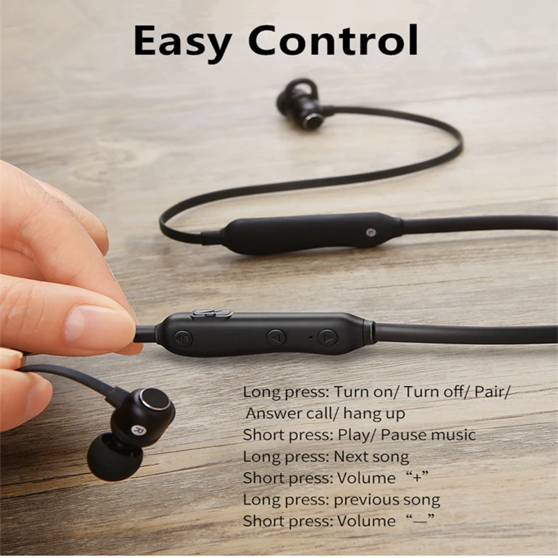 New Sports Eearphones Wireless Headphones Bluetooth Headphone Waterproof Headset With Hd Mic Support 2 Device For phone Xiaomi