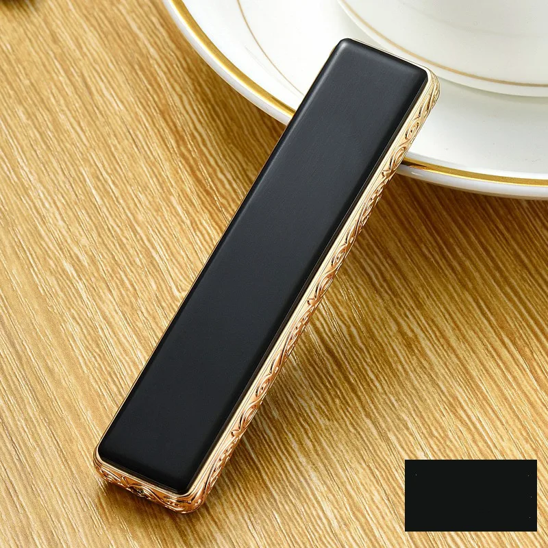 НОВАЯ тонкая металлическая зажигалка Usb для зарядки Электронная маленькая