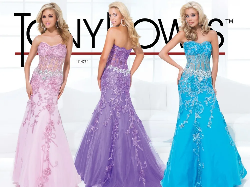 

sexy namorada wv-285 colorido com cristal frisado appliques sereia longo vestidos de baile 2019 tule feitos prom dresses