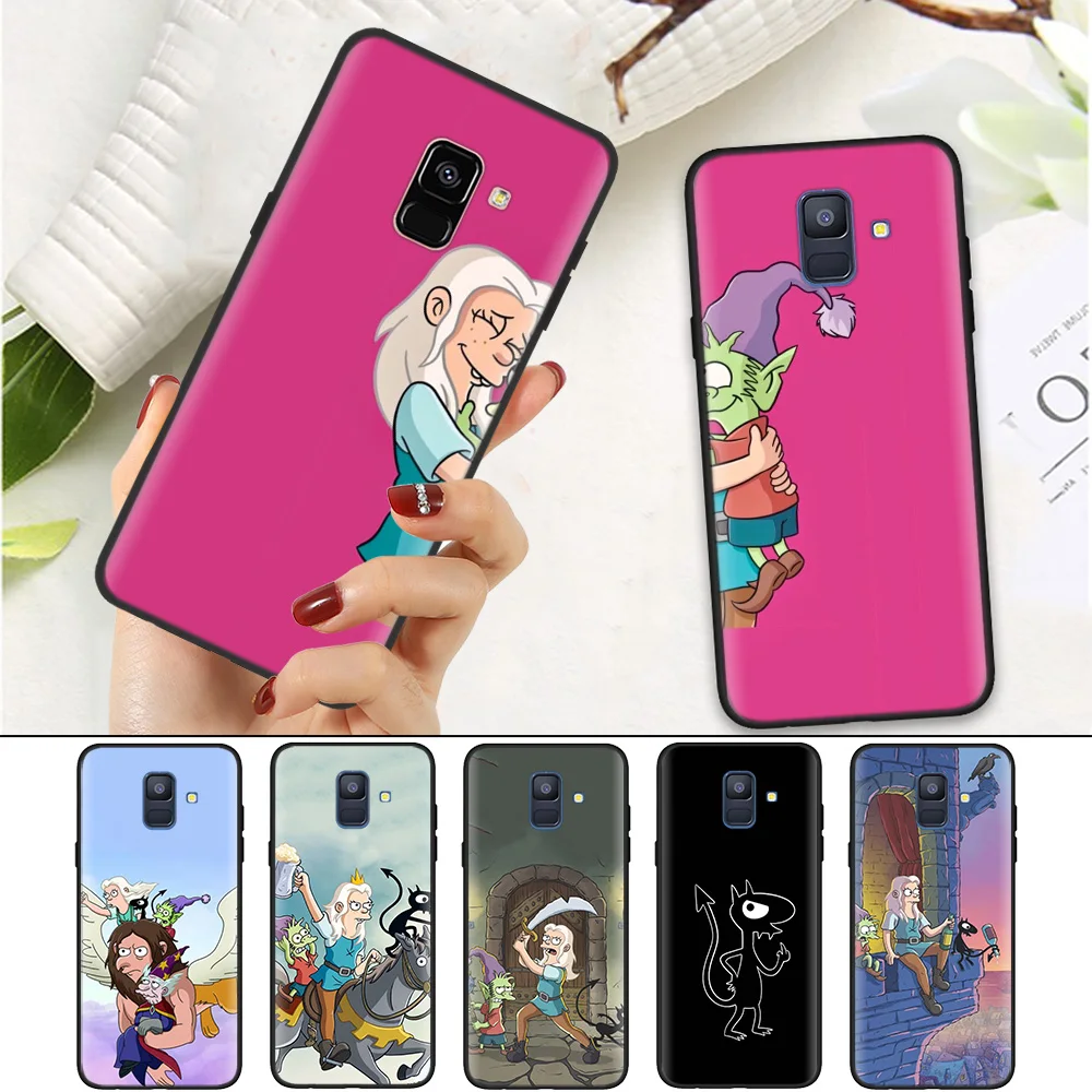 

Black Silicone Soft Case Cover for Samsung Galaxy A7 A70 A50 A40 A30 A20 A10 A8 A9 A6 2018 Plus 2018 Star A20E Disenchantment