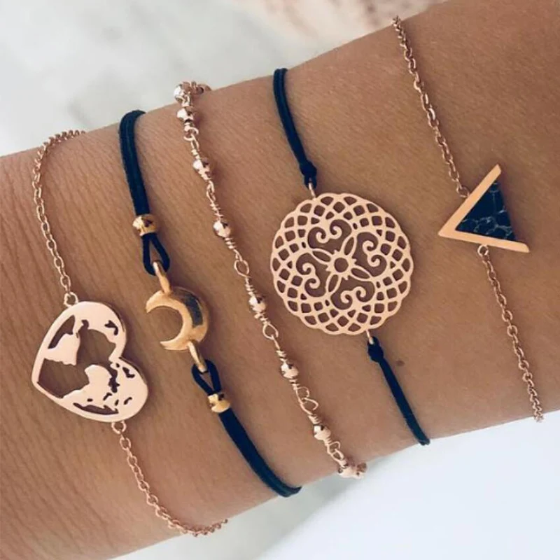 

Fashion Double-layer Slivery Bracelet & Bangle Adjustable Mujer Charm Bracelet For Women Bridal Wedding Bracelets Jewelry