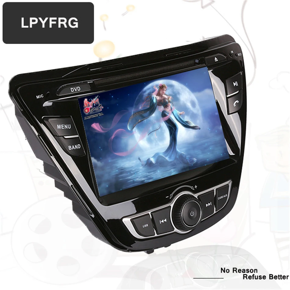 Восьмиядерный 4 Гб ОЗУ 1024*600 android 10 0 автомобильный DVD плеер для Hyundai Elantra Avante 2014 2015 с