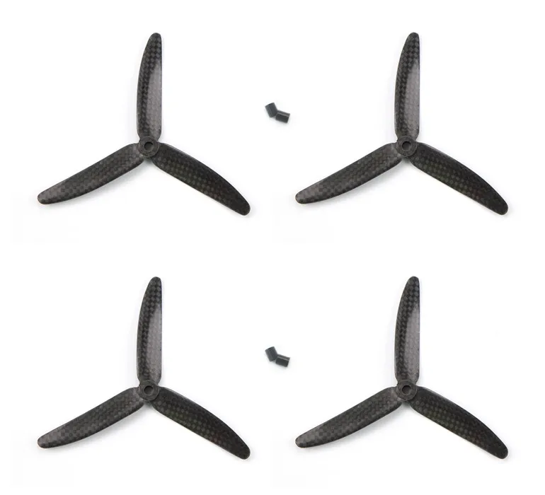 

2pairs 5030 5*3 Carbon Fiber 3-Blade Propeller Prop CW/CCW for QAV250/280 H250 Multirotor Quadcopter RC Drone