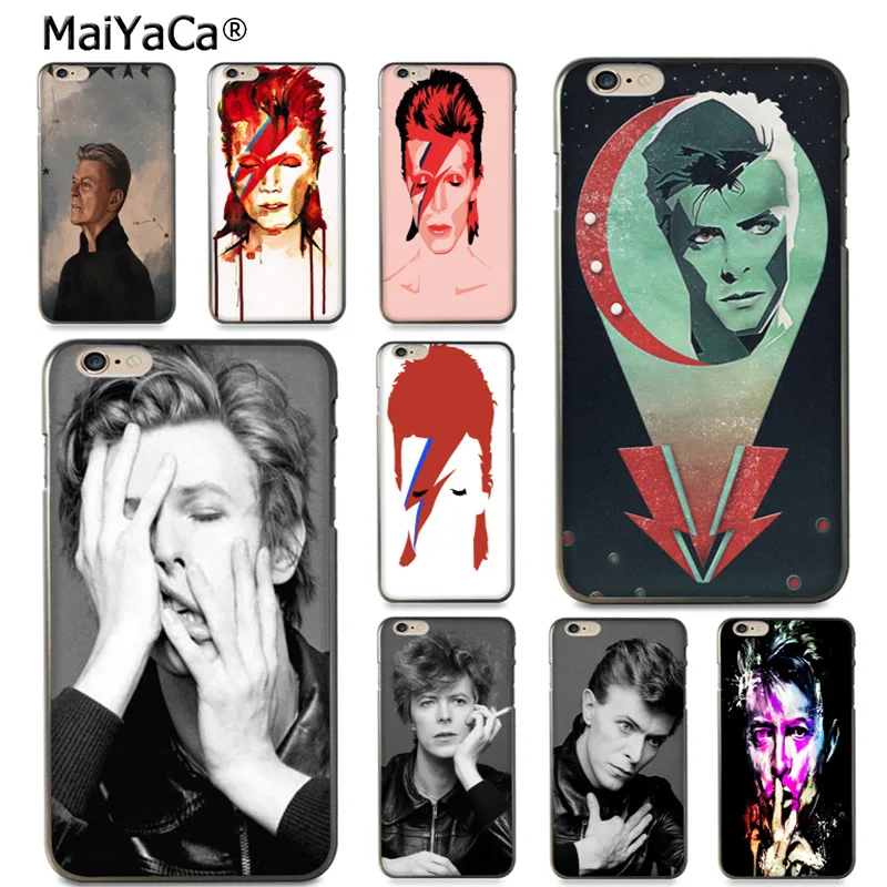 MaiYaCa David Bowie изумительное новое поступление чехол для телефона iPhone 8 7 6 6S Plus X 10 5 5S SE