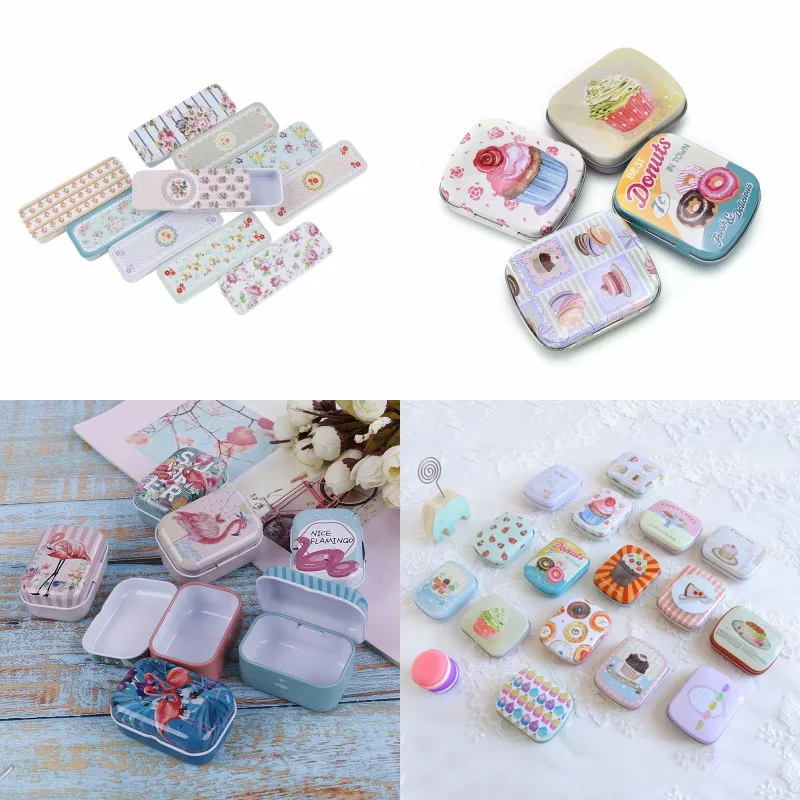 

Random Portable Mini Cute Metal Tablet Pills Storage Box Travel Pill Case Splitter Pill Organizer Medicine Box Health Care