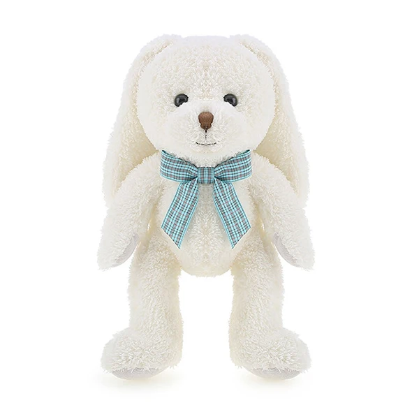 Kawaii Плюшевые детские игрушки brinquedos мягкие куклы животных детские игрушки панда/обезьяна/медведь/Кролик для детей игрушки для девочек Подарки 32 - Цвет: White rabbit