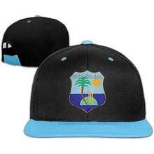 Западная Индия крикет доска Флаг Пользовательские новейшие бейсбольные шляпы для детей