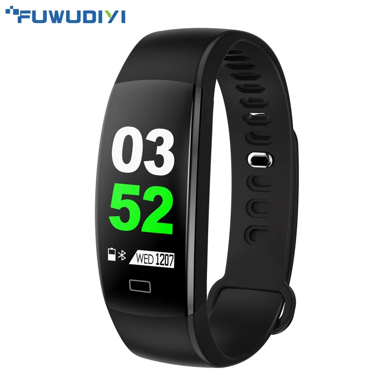 

FUWUDIYI F64 HR Smart Bracelet Band Heart Rate Monitor Anti-lost Wristband Call Remind Fitness tracker Step Counter Alarm Clock