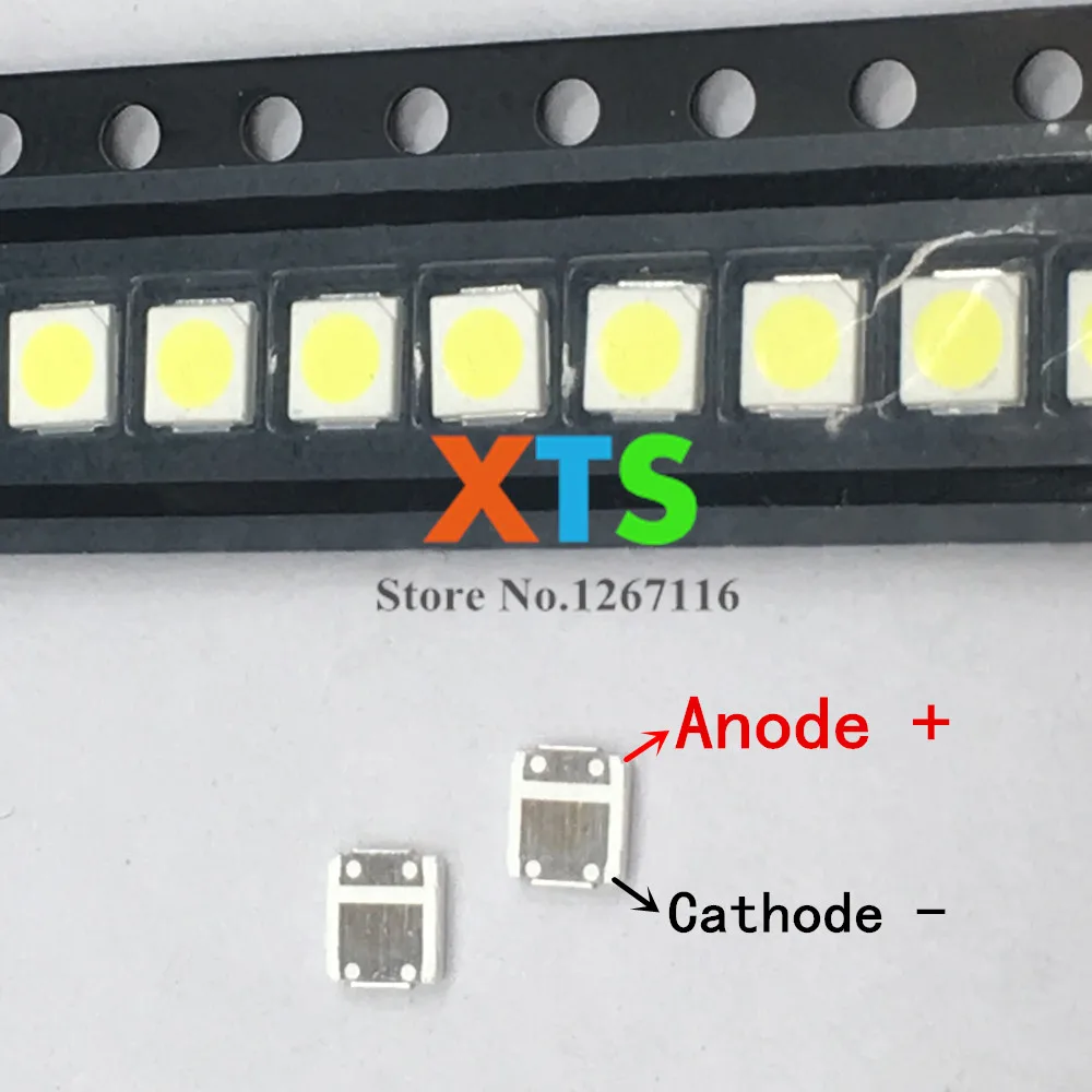 Lextar 1000 шт. светодиодная подсветка высокой мощности LED 1 8 Вт 3030 6 в холодный белый