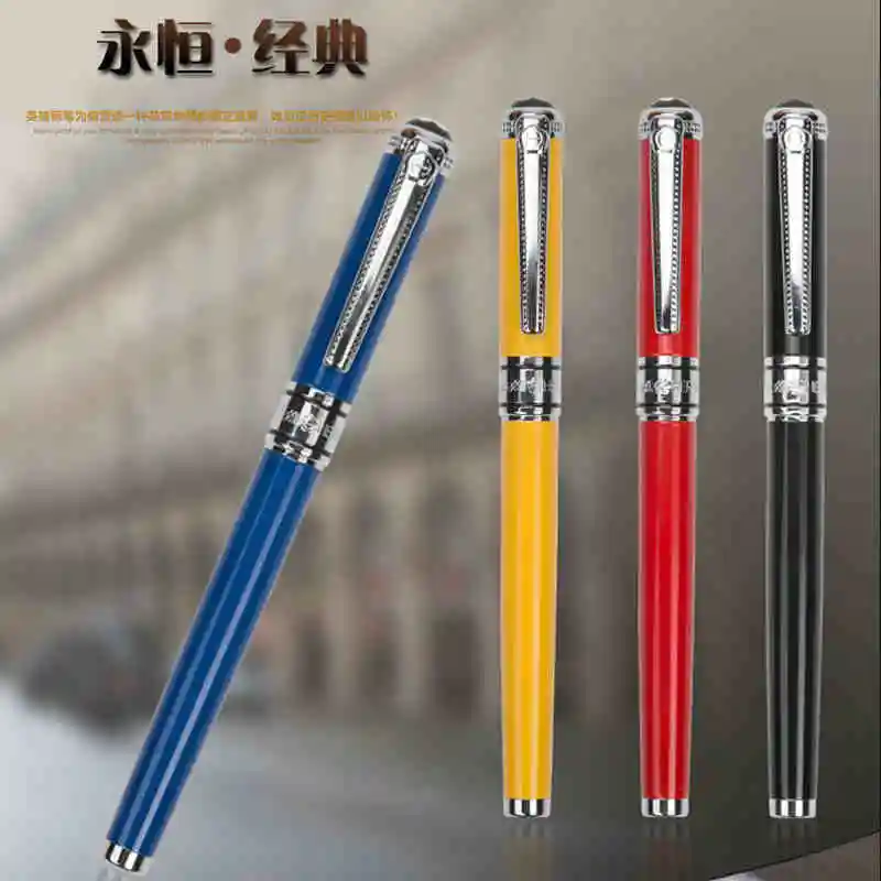 

1Pcs/Lot Hero 1315 Fountain Pen 4 Colors Options 0.5mm Nib Standard Type Pens Free Shipping