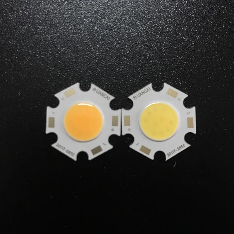10 Вт Высокая мощность led 120LM/W 20x11 мм COB светодиодный чип 5 7 3 круглые светодиодные