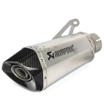 

60MM Inlet Motorcycle S1000R 2010-2016 Akrapovic Carbon Exhaust Pipe Muffler Slip On With DB Killer for BMW S1000RR 2010-2014