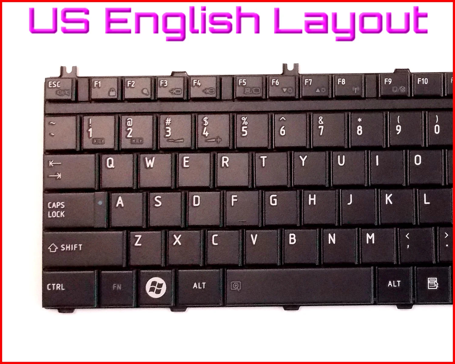 Новая клавиатура английская версия для ноутбука Toshiba SATELLITE L350 X205 L355 L350D L355D L500 L500D