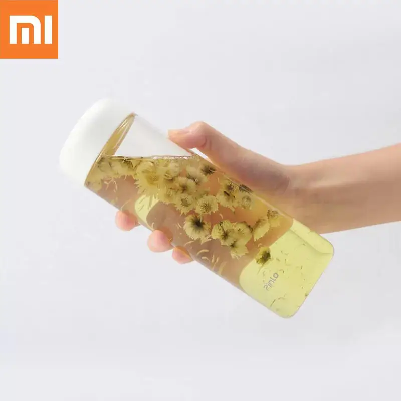 Xiaomi Mijia Pinlo 500 мл воды Простой моды на открытом воздухе путешествия портативный пищевой полипропилен силикон чашка BPA бесплатно