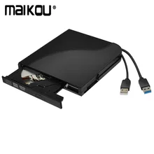 Maikou 12,7 мм USB 3,0 DVD привод Внешние оптические приводы Корпус SATA к USB Внешний чехол для ноутбука без привода