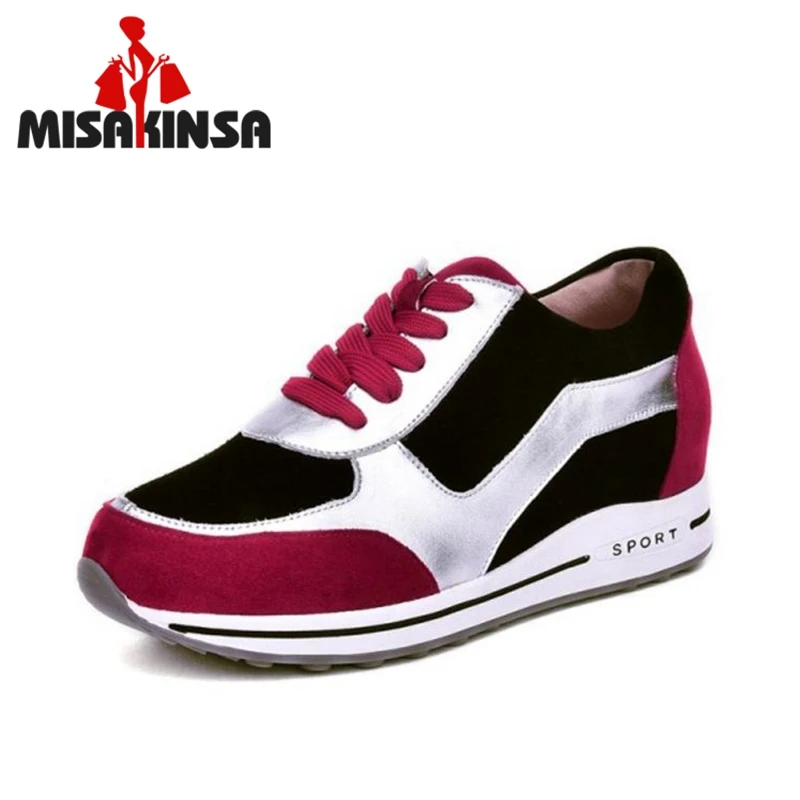 

MISAKINSA Women High Heel Pumps Round Toe Mixed Color Cross Strap Fashion Genuine Leather For Vacation Footwear Size 34-39