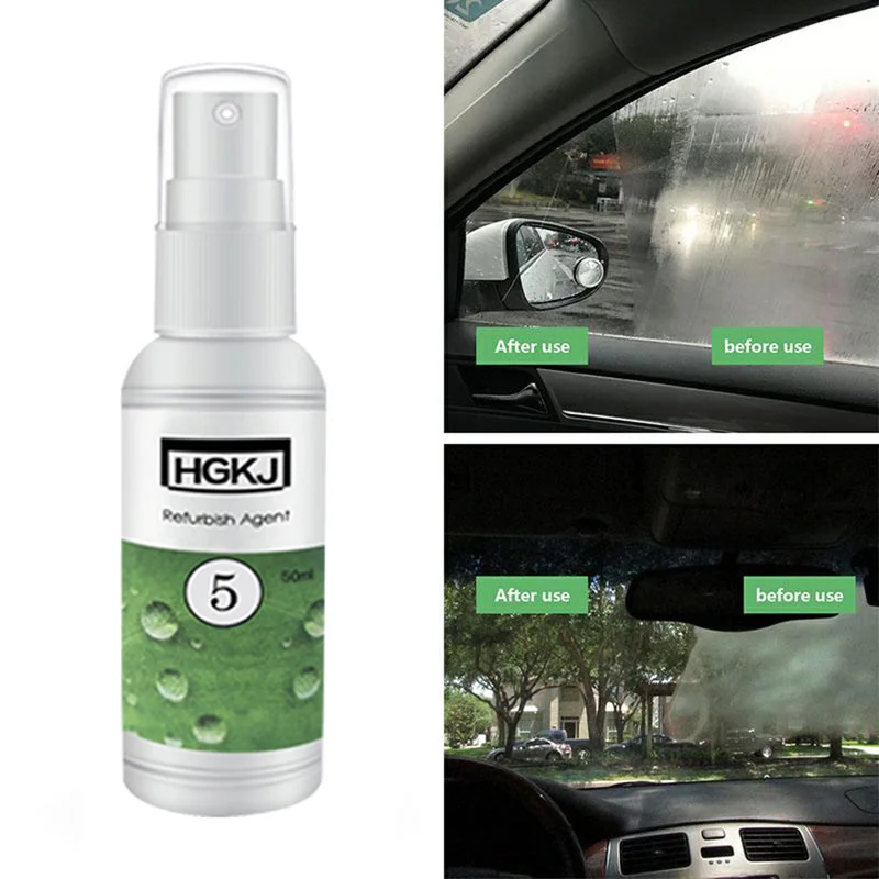 HGKJ 5 50ml автомобильное стекло Анти дождь туман агент Прямая поставка 2 3 месяца