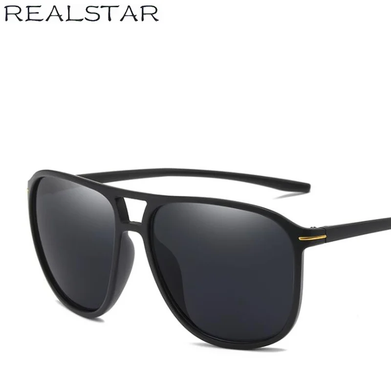 REALSTAR 2018 Мода рамка ПК Открытый Солнцезащитные очки Для мужчин Брендовая