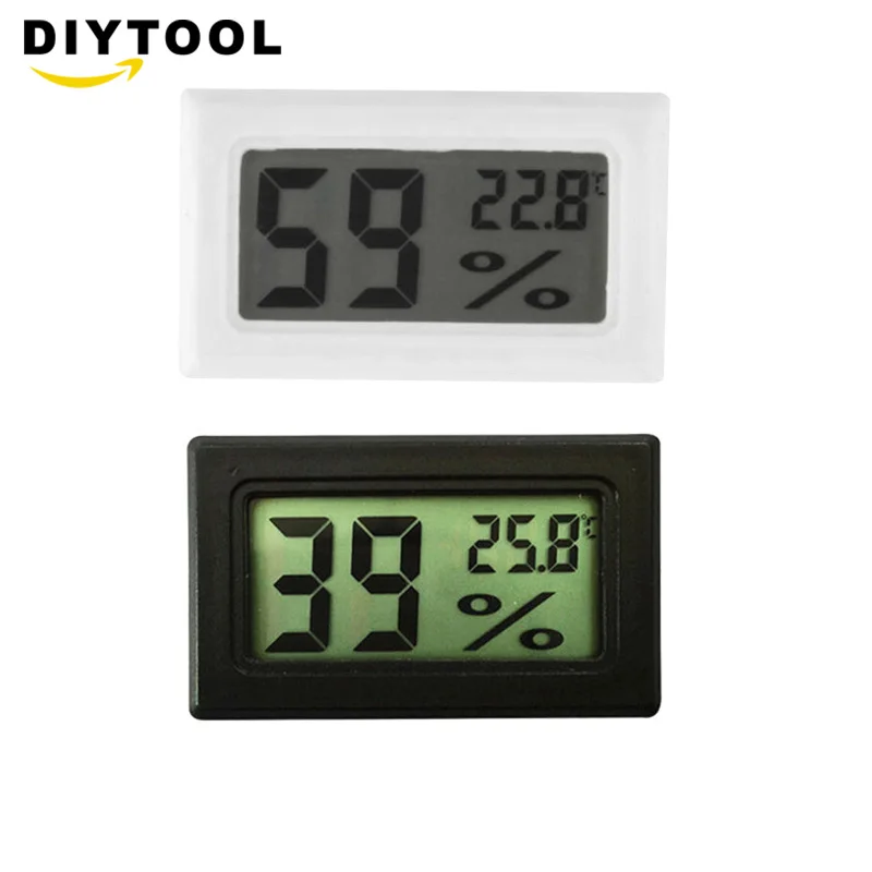 

Mini lcd digital thermometer hygrometer temperatur Temperature sensor humidity meter Indoor/Outdoor Detector
