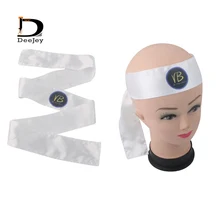 На заказ с шелковой головкой галстук полиэстер сатиновый шарф ленты черный, белый цвет ярко розовый доступны 20 шт. в партии