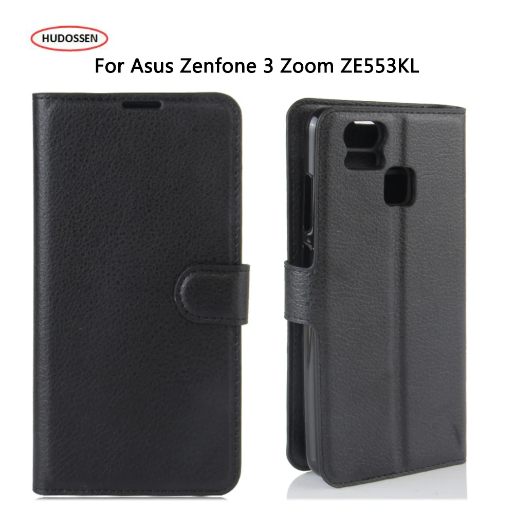 HUDOSSEN для Asus Zenfone 3 Zoom ZE553KL чехол Роскошный флип-чехол кожаный Для защитный телефона