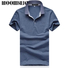 Футболка-поло большой размер moownuc Высокое качество классический стиль Для мужчин Бизнес MWC Повседневное Мода вентиляция 4XL 5XL