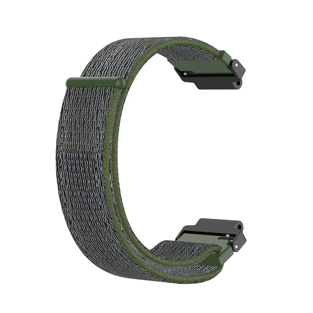 Замена тканый нейлоновый ремешок для наручных часов Garmin Forerunner 220 230 235 630 620 735 дышащая регулируемая застежка петля ремешок для часов 508#2