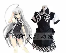 Nueva Llegada Trajes de Anime Japonés Haiyore Nyarukosan Cosplay Blanco Y Negro Trajes De Carnaval fiesta de halloween