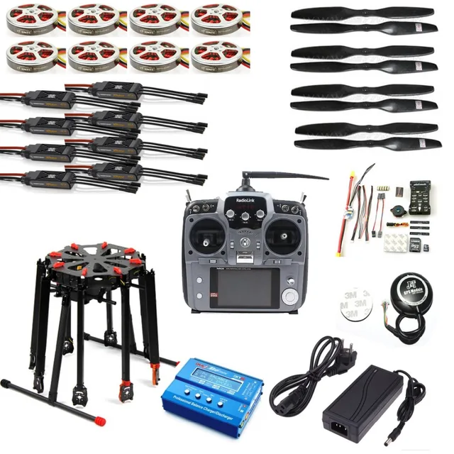 $803.73  JMT Pro 2.4G 10CH RC 8-Axle Tarot X8 Folding PIX PX4 M8N GPS ARF/PNF DIY Unassembly Kit Motor ESC O