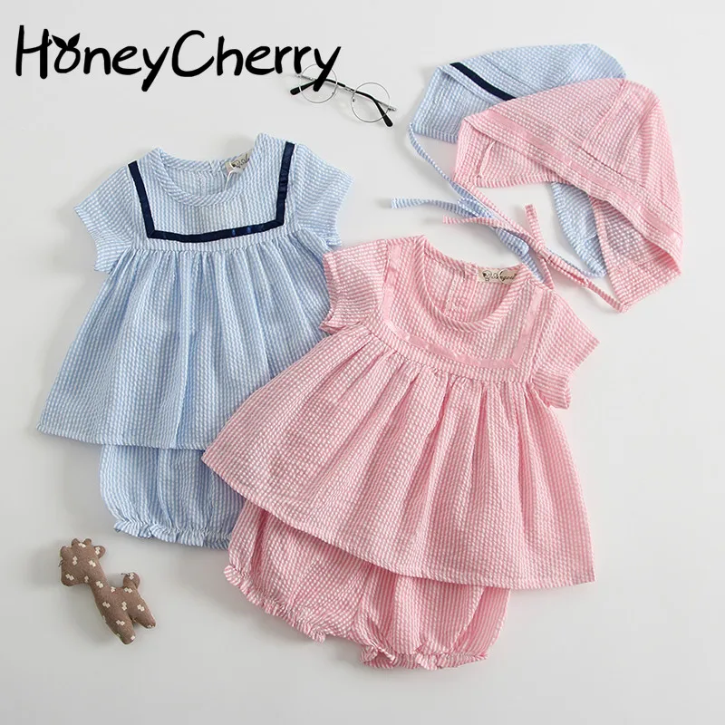 

New Girls Clothing Sets Pink Suit Dress 1-3 Year Old Baby Coat In The Summer Of 2018 Girls Clothes Girl Summer Clothes Set