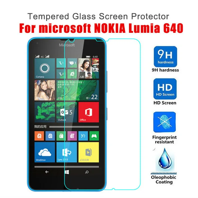 Закаленное стекло для Microsoft Nokia Lumia 532 535 550 640 640XL 650 730 950 950XL Защитная пленка экрана |