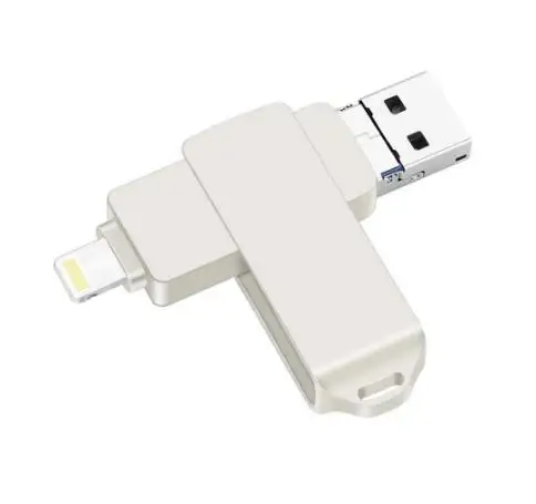 OTG флэш-накопитель USB 3,0 para 32G iPhone 3 en 1,64G 128G 256G Memoria externa Micro USB para iPad, iOS, Android, PC