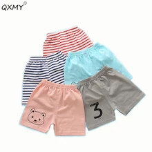 Летние для маленьких детей Шорты хлопковый спортивный Шорты Для Мальчиков пляжные шорты для девочек детские повседневные штаны От 1 до 4 лет