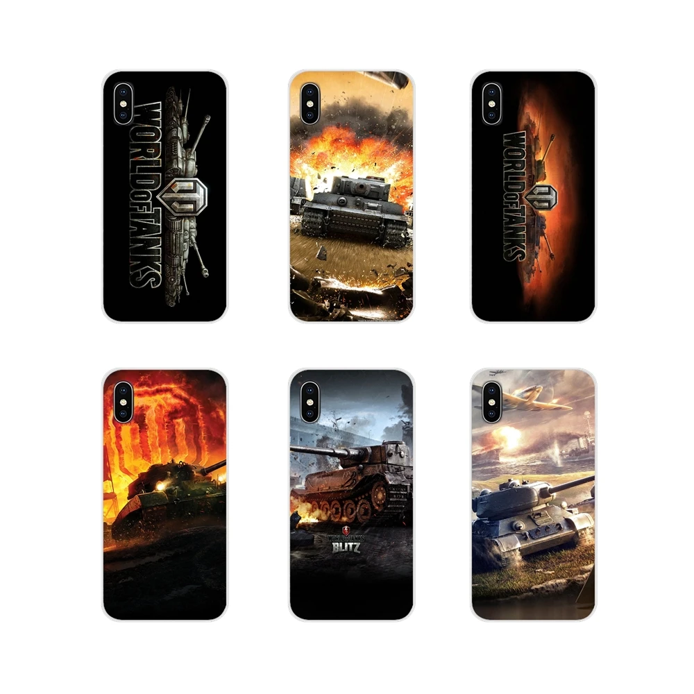 

For Xiaomi Mi6 A1 5X 6X Redmi Note 5 5A 4X 4A 4 3 Plus Pro pocophone F1 Accessories Phone Cases Covers World of Tanks