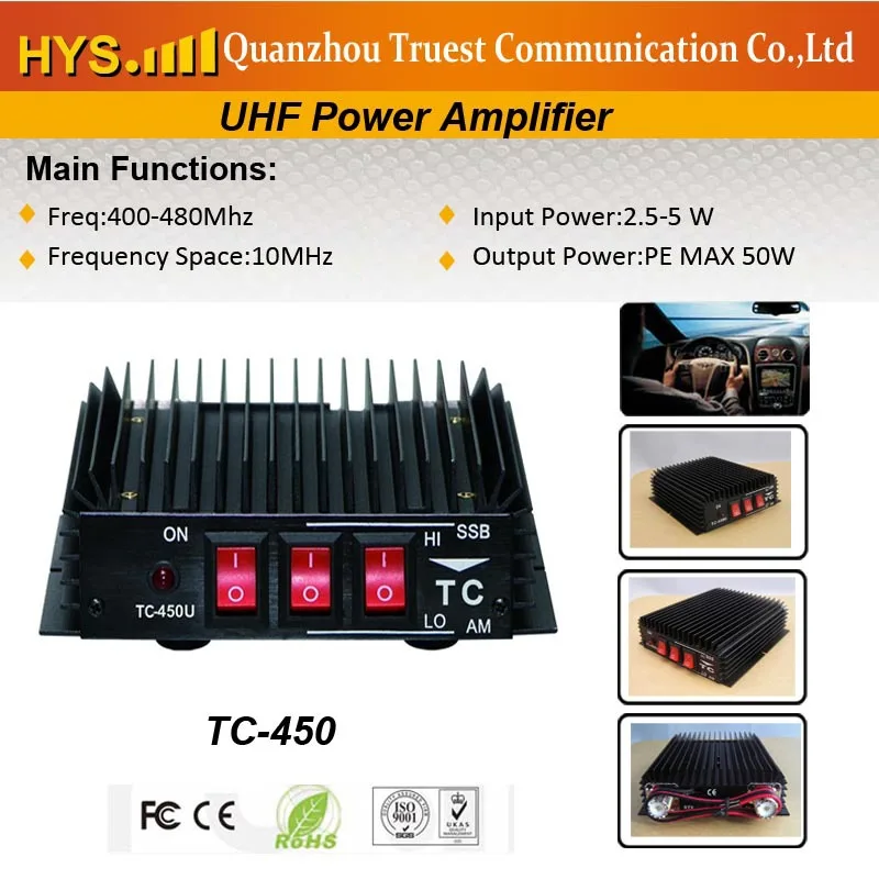 Buy High Power 50Watt UHF CB Radio Linear Amplifier from Reliable uhf cb
