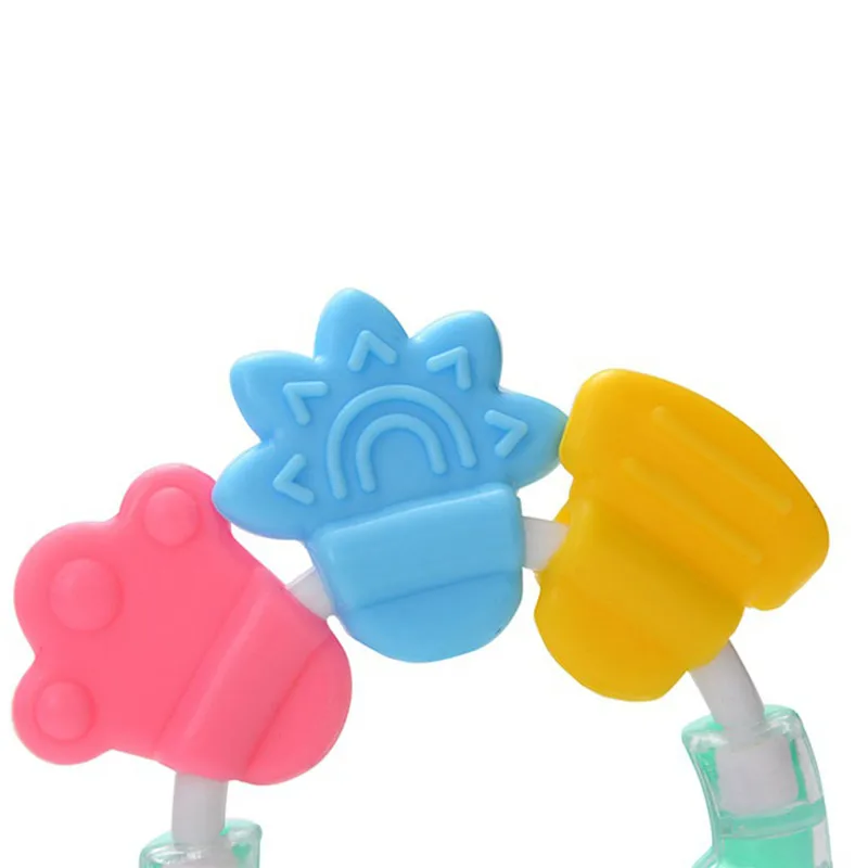 Cartoon Infant Toy 1 PC Cartoon Baby Rattle Teether Toys For Baby 0-12 Month Newborn development  Educational