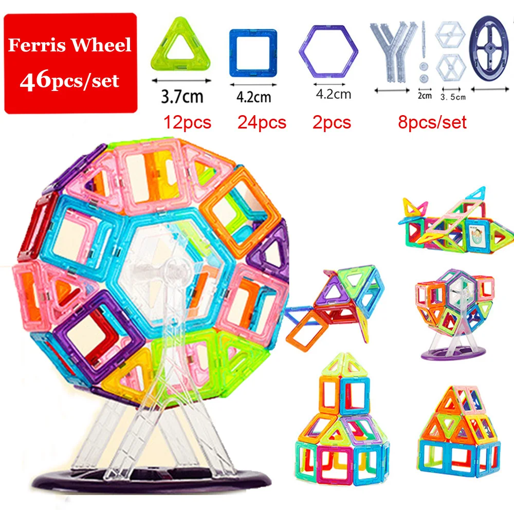 magnetic blocks ferris wheel