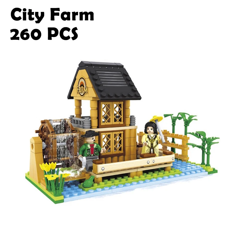 

Model building kits compatible with lego City Farm 28602 3D blocks Educational model & building toys hobbies for children
