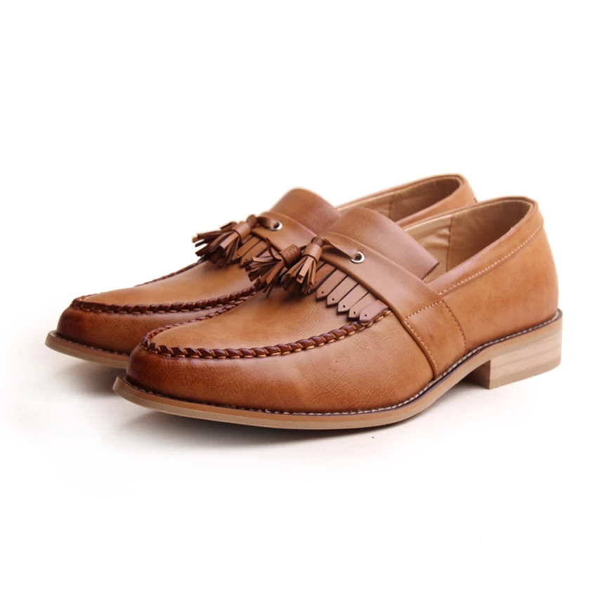 pure leather shoes for mens without laces