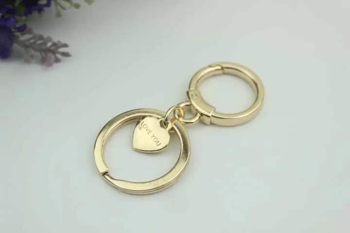 Pale golden 10 шт/партия новая сумка для устройств и деталей Омаров застежка брелок аксессуары - Цвет: Pale golden