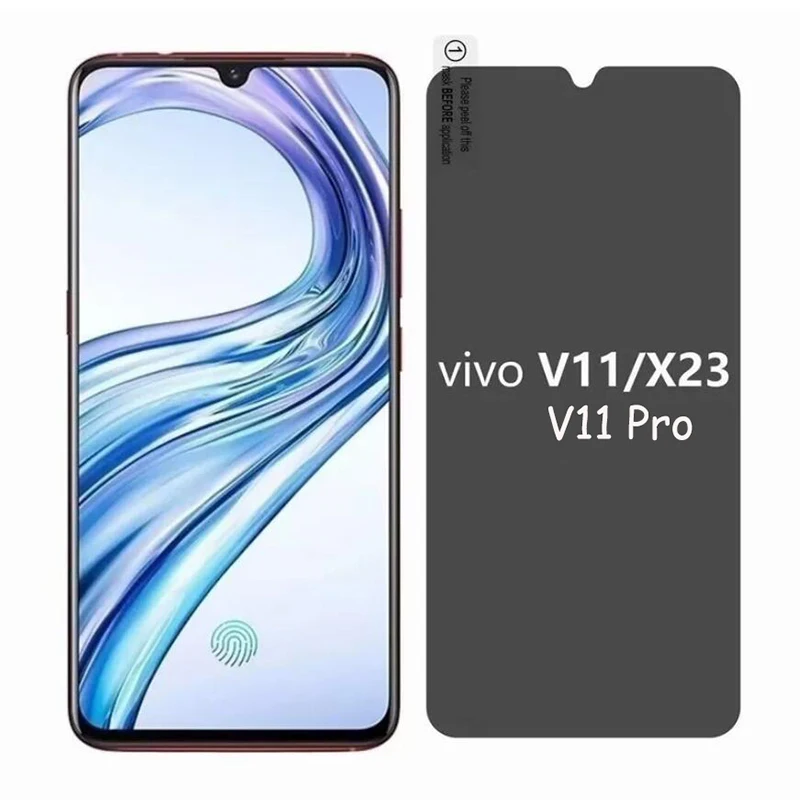 Оригинальное закаленное стекло для защиты экрана VIVO V11 Pro X23 V11Pro антишпионская