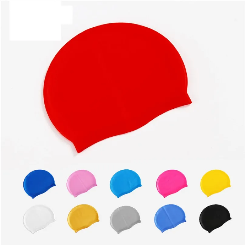 

Swimming Caps Adult Swimming Swim Cap Comfortable Hat Waterproof Swimwear Accessories Hats for pool Swim #2y17
