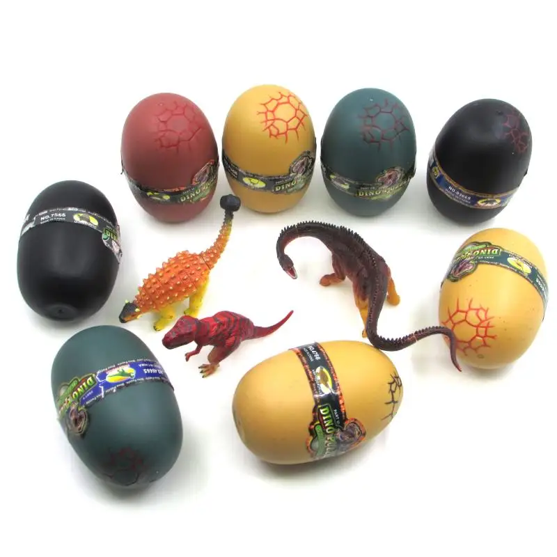 Animal de Estimação Dinossauros Ovos Novidade Brinquedo Dino Jogar Criativo Brinquedos Educativos Presente Interesse Dinossauro Aleatório 4 Peças ou 8 3d 10 High Quality Brinquedos e hobbies