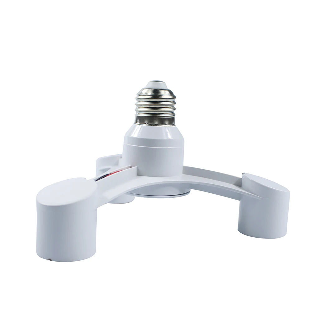 

LEEDSUN White Color 3 In 1 E27 to E27 LED Lamp Bulbs Socket Splitter Adapter Holder For Photo Studio