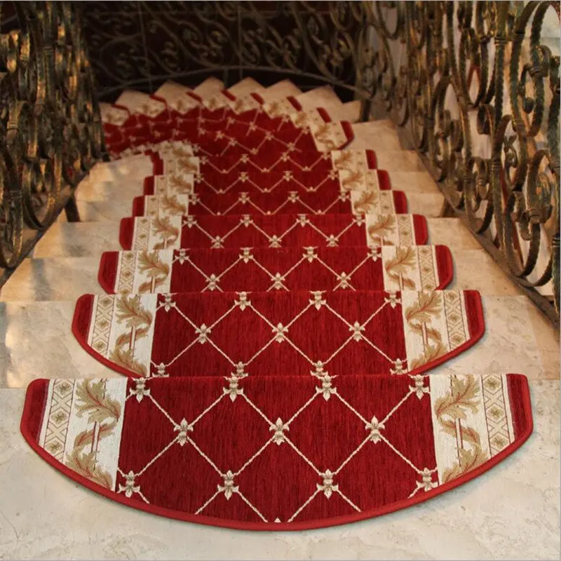 Since 13-Pieces Stair Carpet Sets Slip Resistance Stair Tread Mats Rugs For Stair Step 24X74cm Fit For 25cm Width Stair Since 13-Pieces Stair Carpet Sets Slip Resistance Stair Tread Mats Rugs For Stair Step 24X74cm Fit For 25cm Width Stair