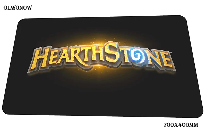 Коврик для мыши hearth stone, толстый компьютерный коврик, 70x40 см, игровой коврик для мыши, большая клавиатура со встроенной мышью, игровой ПК, геймерский стол